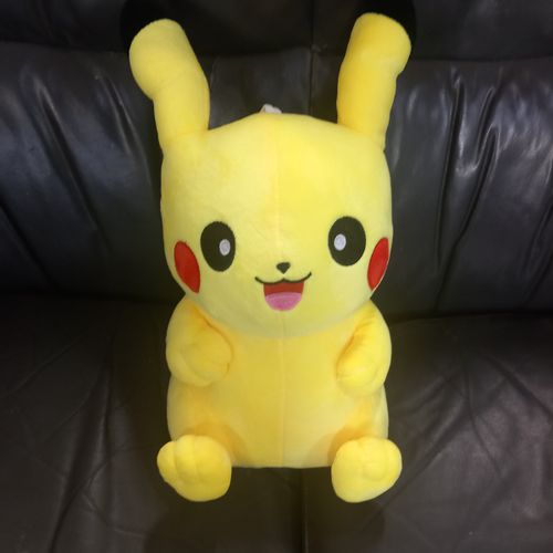 בובת פרווה פוקימון פיקצ'ו  גודל 35 ס''מ -Pokemon Pikachu plush toy, size 35 cm GT-2018-1