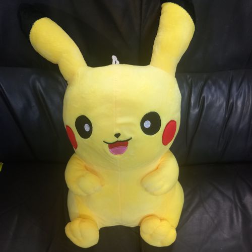 בובת פרווה פוקימון פיקצ'ו ענק   גודל 60 ס''מ - Giant Pokemon Pikachu stuffed animal GT-2018-3