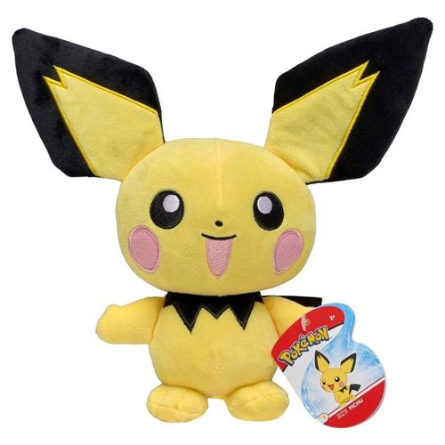 פוקימון - בובת פרווה פיצ'ו - POKEMON Pichu