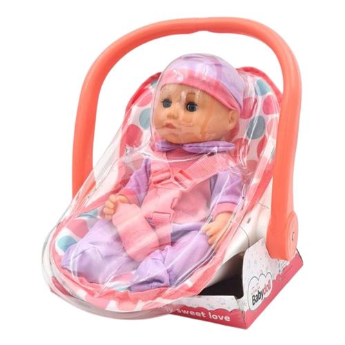 בובה בסלקל עם בקבוק - SHIRAN TOYS