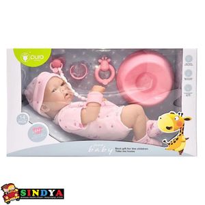 צעצועי שירן - בובת תינוק גומי עם אביזרים