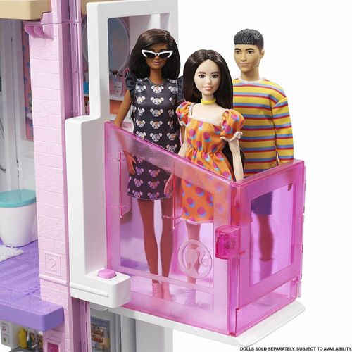 ברבי - בית חלומות מודרני עם תאורה ומוסיקה - Barbie