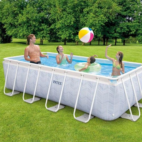 אינטקס - בריכה פריזמה 400X200X100 שברון עם משאבת פילטר 530 גלון - INTEX 26780