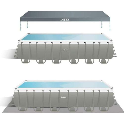 אינטקס - בריכת שחייה אולטרה XTR 732x366x132 מלבנית - INTEX 26364