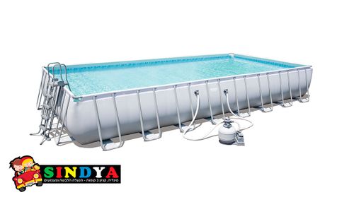בריכה 4X2X1 INTEX 26788H עם משאבת חול