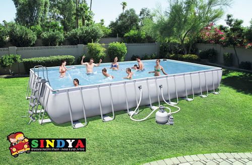 בריכה 4X2X1 INTEX 26788H עם משאבת חול