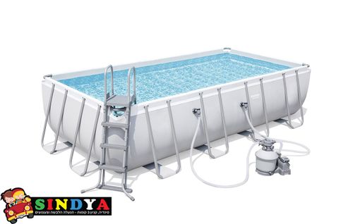 בריכת שחייה אולטרה צינורות מלבנית 549X274X122 BESTWAY 56466