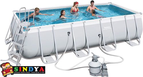 בריכת שחייה אולטרה צינורות מלבנית 549X274X122 BESTWAY 56466