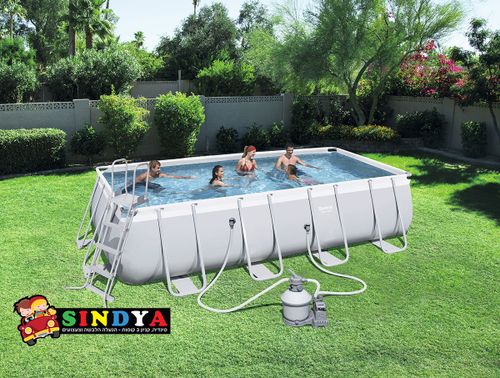 בריכת שחייה אולטרה צינורות מלבנית 549X274X122 BESTWAY 56466