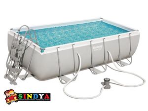 בריכת שחייה אולטרה צינורות מלבנית 404X201X100 BESTWAY 56441