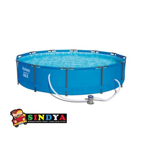 בריכת עמודים  עגולה קוטר 366 56416 עומק 76 BESTWAY