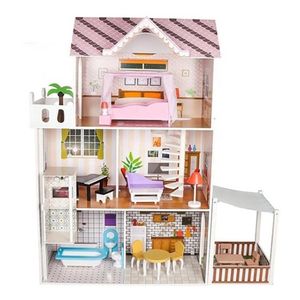 אנונימה - בית בובות מעץ 3 קומות 1060 - ANONIMA 75X39X120