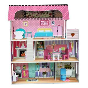 אנונימה - בית בובות מעץ 3 קומות 1052 - ANONIMA 62X27X70