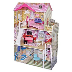 אנונימה - בית בובות עץ 3 קומות 1034 - ANONIMA 74X32X116