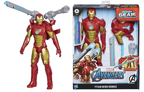 הנוקמים - איירונמן עם אביזרים להחלפה IRONMAN TITAN HERO