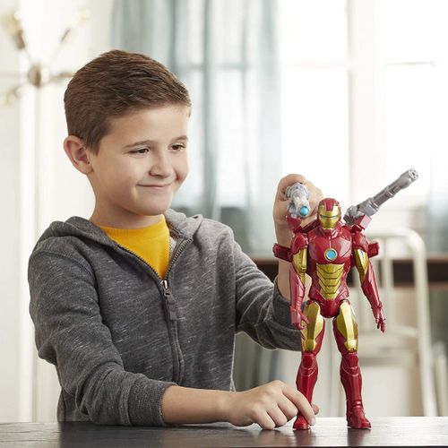 הנוקמים - איירונמן עם אביזרים להחלפה IRONMAN TITAN HERO