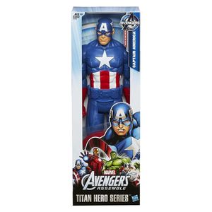 בובת קפטן אמריקה הנוקמים  בגובה 30 ס"מ - ASSEMBLE Hasbro