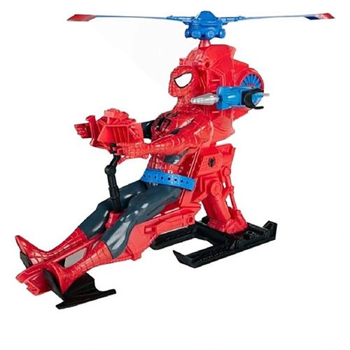 ספיידרמן - דמות ספיידרמן שחור עם הליקופטר SPIDERMAN