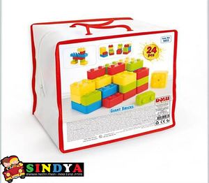 דולו - קוביות הרכבה 24 חלקים GIANT - 5033 DOLU