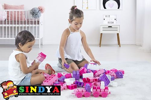 דולו - ארגז אנכי מכיל 100 קוביות הרכבה ג'מבו יוניקורן 2556 - DOLU