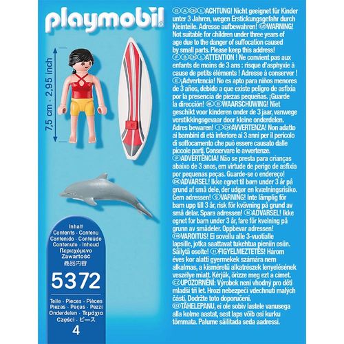 פליימוביל - גולשת עם גלשן דגם - Playmobil 5372
