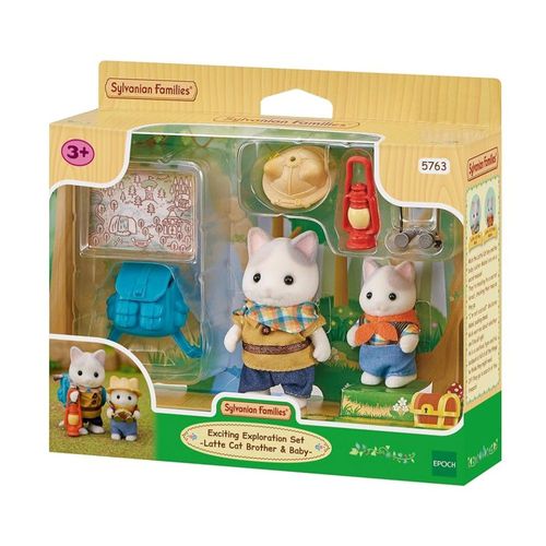 משפחת סילבניאן - סט מחקר עם אח ותינוק חתולי - Sylvanian Families 5763
