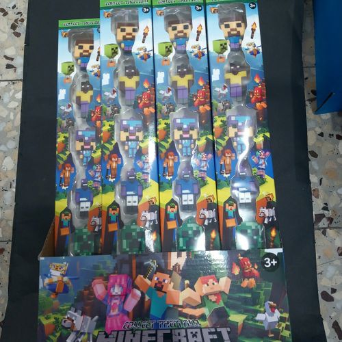 מיינקראפט - מארז 6 דמויות מיינקראפט - MINECRAFT 998829D