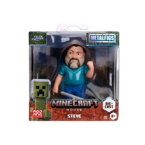 מיינקראפט סרט - דמות סטיב במארז - MINECRAFT MOVIE JADA METALFIGS STEVE