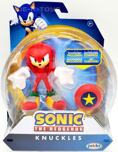 סוניק - דמות נאקלס  עם מפרקים גודל 10 ס''מ   - SONIC KNUCKLES