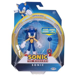 סוניק - בובת מטאל כחול  9 ס"מ - SONIC THE HEDGEHOG MINI FIGURE METAL