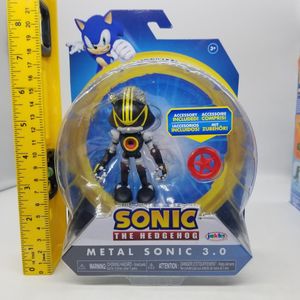 סוניק - בובת מטאל  שחור 9 ס"מ - SONIC THE HEDGEHOG MINI FIGURE METAL SONIC