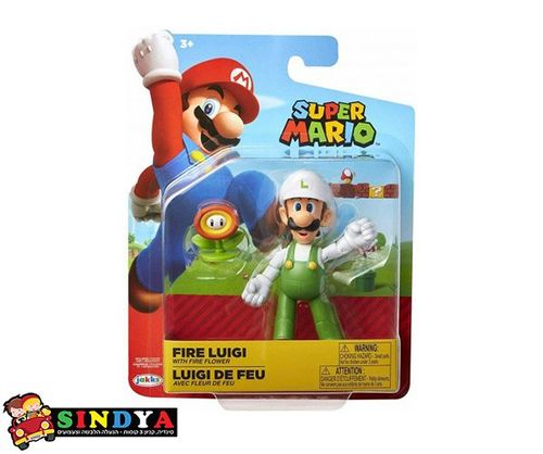 SUPER MARIO  - סופר מריו נינטנדו פייר לואיג'י עם גל פרח האש  40676
