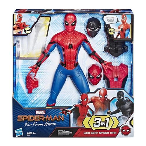 ספיידרמן - בובת ספיידרמן  ב 3 חליפות החלפה  - SPIDERMAN