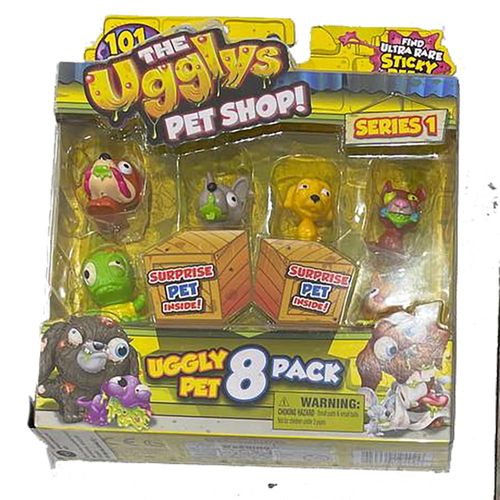 מארז 8 דמויות זבלונים  - The Ugglys Pet Shop