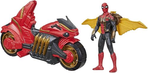 ספיידרמן - דמות ספיידרמן שחור עם אופנוע - SPIDERMAN
