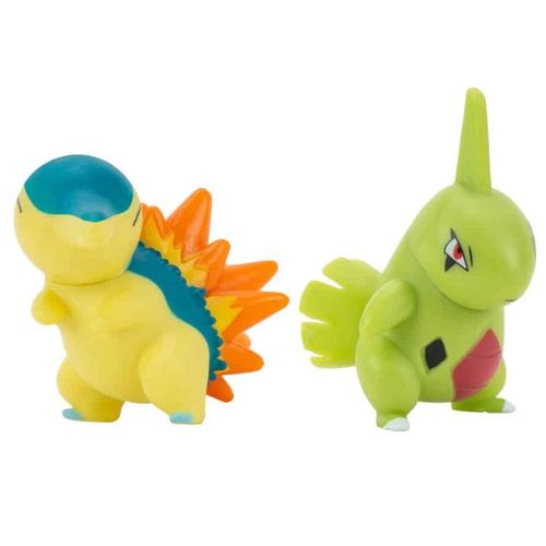 פוקימון - דמות לרביטר וסינדקוויל - POKEMON LARVITAR + CYNDAQUIL