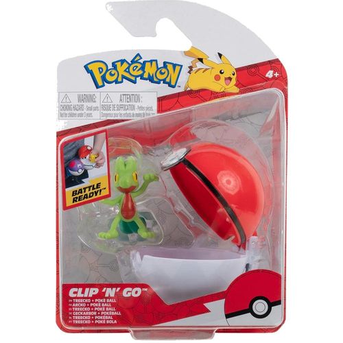 פוקימון - דמות טריקו - POKEMON Go - Treecko + Poke Ball