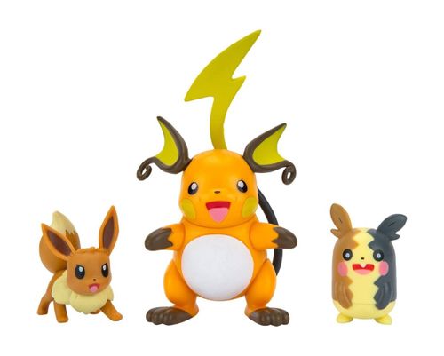פוקימון מארז קרבות פוקימונים - Morpeko (Full Belly), Eevee, Raichu