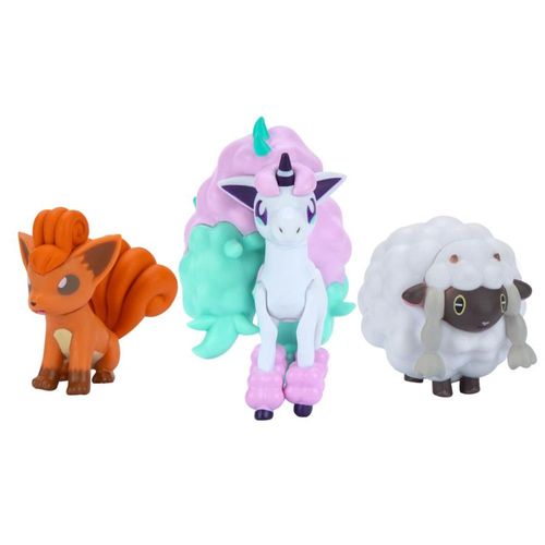 פוקימון מארז קרבות פוקימונים מבית Jazwares - וולו, וולפיקס, גלריאן פוניטה