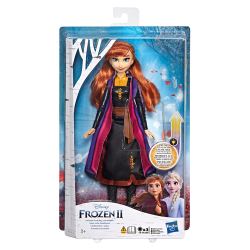 פרוזן 2 - בובת הנסיכה אנה מאירה  FROZEN 2 גודל 28 ס'מ