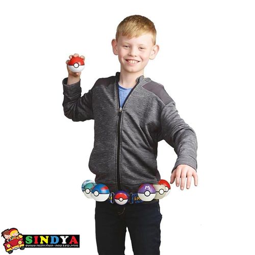 פוקימון שני פוכדור , חגורה ודמות איווי - POKEMON