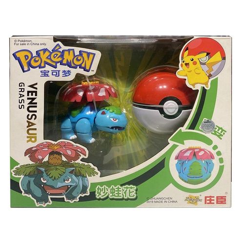 פוקימון - פוכדור ודמות וינוסאור POKEMON VENUSAUR