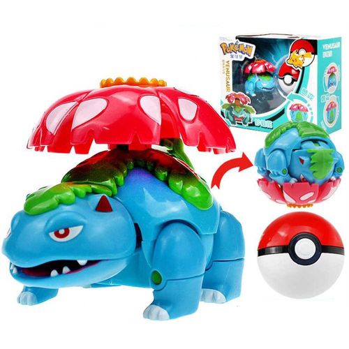 פוקימון - פוכדור ודמות וינוסאור POKEMON VENUSAUR