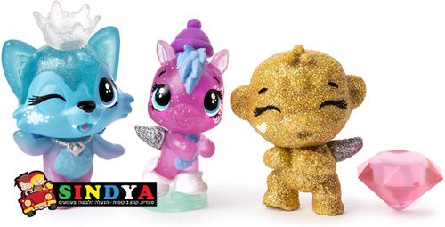 חבילה מלכותית עם 4 Hatchimals ואביזרים - Hatchimals CollEGGtibles
