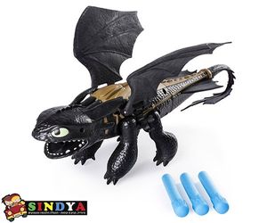 הדרקון הראשון שלי הדרקון השחור יורה חצים 2090H - DRAGONS TOOTHLESS DRAGON BLASTER