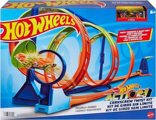 הוט ווילס -מסלול להרכבה עם טוויסט -  HOT WHEELS 246915