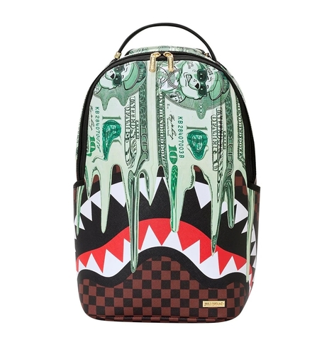 SPRAYGROUND תיק גב מטורף MONEY DRIPPIN DOLLARS BACKPACK