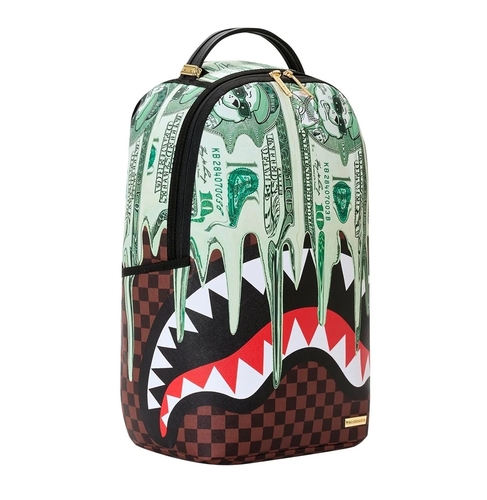SPRAYGROUND תיק גב מטורף MONEY DRIPPIN DOLLARS BACKPACK