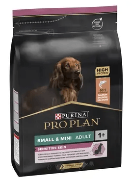 פרו פלאן לכלב בוגר גזע קטן עור רגיש סלמון | Pro Plan Adult Mini Sensitive Skin Salmon