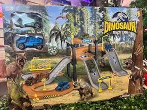 מסלול פארק היורה הגדול - DINOSAUR TRACK CARS 757-37